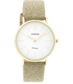 OOZOO Vintage goud/wit 32 mm