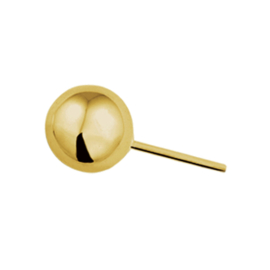 14k Gouden stekers bol 2 mm