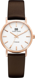 Danish Design horloge wit/rosé 30 mm