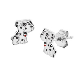 Zilveren oorstekers hond dalmatiër