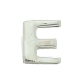 Zilveren letterbedels E
