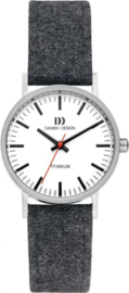 Danish Design horloge donkergrijs 30 mm
