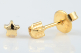 Oorknop ster 4 mm