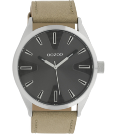 OOZOO Timepieces zand/donker grijs 46mm