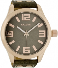 OOZOO horloge taupe rosé 51 MM C1108