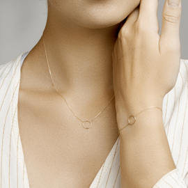 Gouden collier rondje