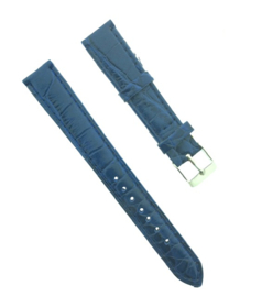 Horlogebandje 16 mm Donkerblauw