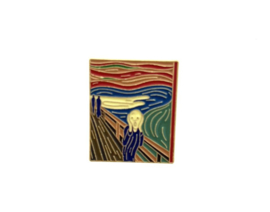 broche:schilderijtje Vincent van Gogh