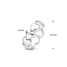 ear cuff hartjes 12,5 mm