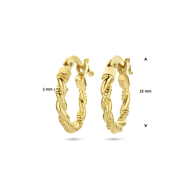 oorringen gedraaide buis 1 micron