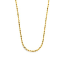 Collier koord 2,5 mm 45 cm