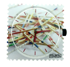 STAMPS-horloge mikado