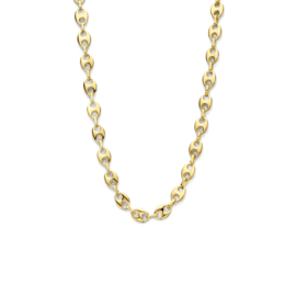 Collier schakel verguld 45 - 48 cm