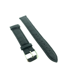 Horlogebandje 18 mm zwart
