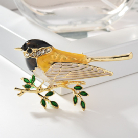 broche: vogeltje