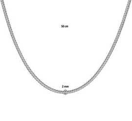 Collier oxi vossestaart 2,0 mm 50 cm