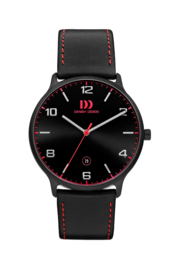 Danish Design Horloge zwart 39 mm