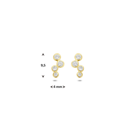 oorknoppen zirkonia 9,5 mm