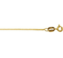 Gouden lengteketting 38 cm