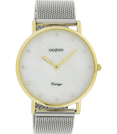 OOZOO Vintage goud/zilver shiny 40 mm