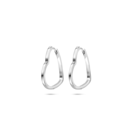klapoorringen hartjes 2 mm diameter 15