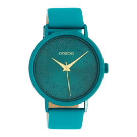 OOZOO timepieces groen-blauw 42 cm
