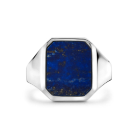 Zegelring massief lapis