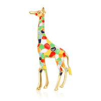 Broche giraffe multicolor