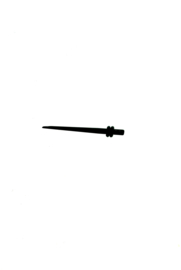 Kunststof stretcher zwart 2 mm