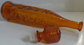 Empoli Amberkleurige glazen karaffles