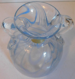 Waldglashütte Mundgeblasens Vase