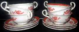 Chinees porselein kop en schotels set