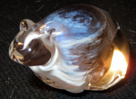 Wedgwood glass frog Paperweight, 1970