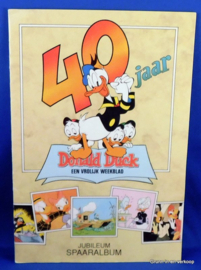 Donald Duck jubileum spaaralbum 40 jaar compleet 1992