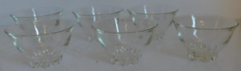 Set glazen france compote schaaltjes