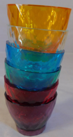 Set kleine bekertjes van Plastic