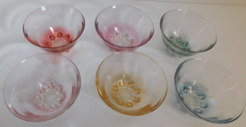 Set glazen france compote schaaltjes