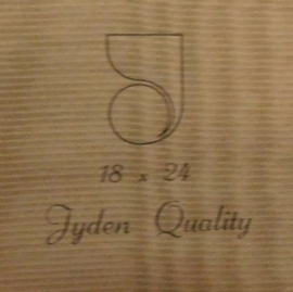 Vintage Jyden Quality fotolijst met bol glas