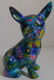 Pomme-Pidou Blauwe Chihuahua Brilhouder