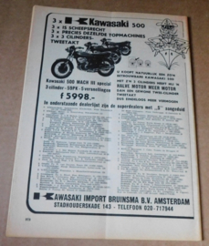 Motorweekblad 1975 - Bijrijdersrapport BMW R 90 S