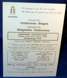 Belgische uniformen: Wimpeldrager 1918