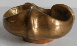 Harjes Metalkunst massief bronzen kaarsenstander