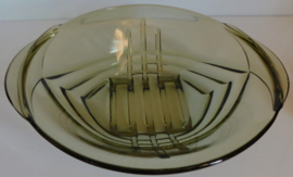 Art Deco Stolzle Depression glass Bowl