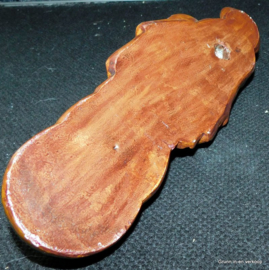 Vintage houten Maria beeldje met kind