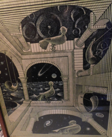 Escher, Lithografische Druk - Een andere wereld.
