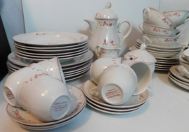 Villeroy & Boch - Model ''Vol Rouge'' Compleet Servies