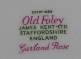 Old Foley Roses Sandwich serveerschaal