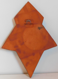 Religieus keramiek wandpaneel / plaquette