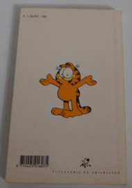 Garfield staat er gekleurd op