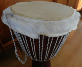 Afrikaanse trommel, Djembe, Hoogte 65 cm / Dia. 32 cm